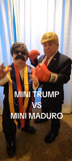Mini Trump Visited Mini maduro in Jail! #minitrump #trump #viral #America #Venezuela littlepeopledoingbigthings