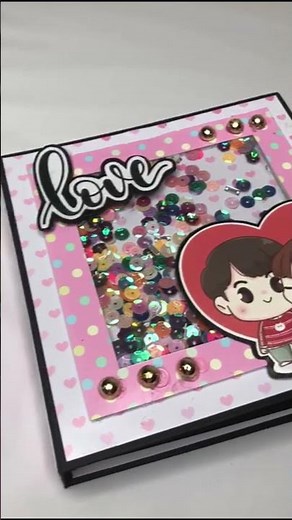 How to Make Scrapbook | Handmade Scrapbook idea | #shorts Crafteholic