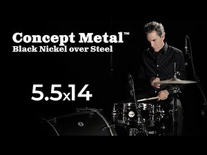 Snare Drum Demo: PDP Metal - Black Nickel over Steel 5.5x14