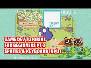 Making an Animal Crossing type game for beginners - Go & Raylib Tutorial - Part 2