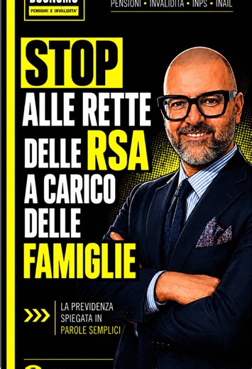 Stop alle rette delle RSA a carico delle famiglie #RSA #disabilità #handicap #pensioniinvalidità #carminebuonomo