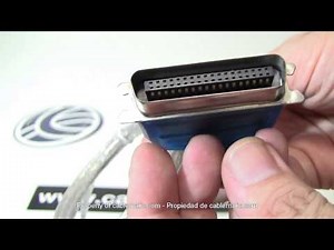 Cable USB a puerto paralelo (A macho a centronics 36 macho) distribuido por CABLEMATIC ®
