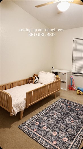 Sky Kellisa | BIG GIRL BED!!!! Comment “bed” for a link to the exact bed we got + a discount code sent straight to your inbox! 🛏️✨ We are so happy with... | Instagram
