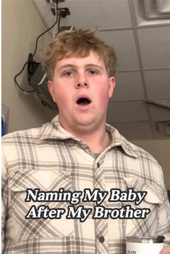 pov:Naming My Baby After My Brother… His Reaction Says Everything 🥹❤️#brother #emotional #crying #newbaby #namedafter
