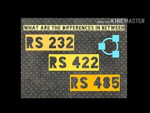 Difference between RS 232, RS 422 and RS 485