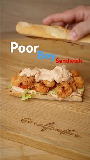 Po-Boy Sandwich 🥪🍤 | REALFOODBRO