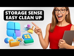 Free Up Storage on WINDOWS 10/11 - STORAGE SENSE Easy Method