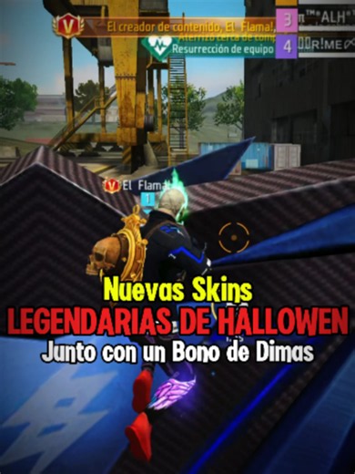 Nuevas Skins legendarias de Hallowen llegan a Free Fire #FreeFire #freefireparati #free_fire #freefirenoticias