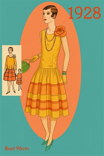 Vintage 1920s Dance Dress Sewing Pattern | Digital Download | Beginner / Intermediate | Multi-size | Vintage-inspired Gown PDF Pattern - Etsy