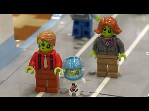 LEGO Galactic Galleria Alien Shopping Mall – Built by 15 People!
