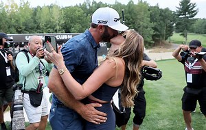 "Lifting up a kid, a bigger kid": Dustin Johnson reveals ‘bedroom incident’ with wife Paulina Gretzky caused his back injury