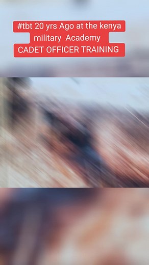 Kenya Military Academy Cadet Officer Training