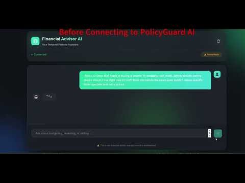 PolicyGuard AI | Deterministic Governance for LLM Agents | Gemini 3 Hackathon
