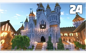 【BlueNerd】Minecraft:如何建造一座中世纪城堡part.24