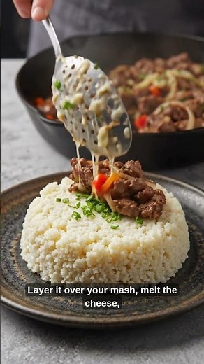 Easy Cheesy Keto Philly Cheesesteak Skillet Recipe | High-Protein Cauliflower Mash Dinner!