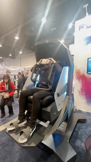 8.3K views · 50 reactions | There were a number of #VR experiences to try at #CES2024 but this one was by far of the craziest #cooltech #vrgaming #virtualreality | Mashable | Facebook