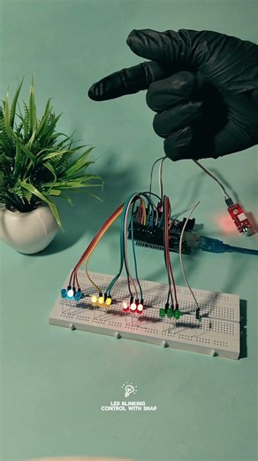 led's cantrol with snap 😎🫰🏻.