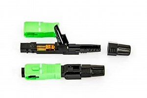 FTTH Fiber Optic Connectors, Flip-type SC APC Optical Connector, Telecom Level Fast Cold Connector for CATV Network,10pcs