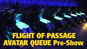 4K Flight of Passage Queue & Pre-Show - Pandora - The World of AVATAR