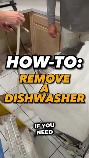 Kitchen Reno Hacks: Dishwasher Removal Edition! 🏠 Say hello to a smoo...