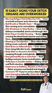 👆 10 Signs Your Detox Organs Are FAILING After 50! #FitFixen #Shorts