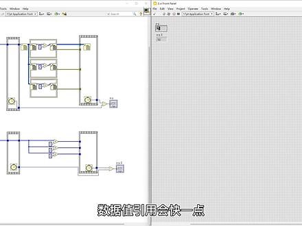 LabVIEW DVR数据值引用操作 #编程入门 #程序代码 #labview #DVR