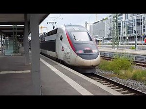 International TGV in Stuttgart Hbf: TGV9570 Paris Est
