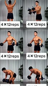 Shoulder workout with dumbells #fitness #30daychallenge