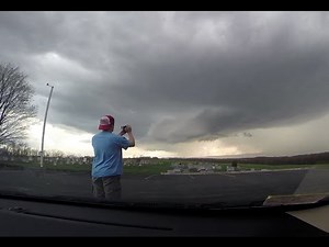 Incredible tornadic supercell time-lapse video from near Harrisburg, PA!