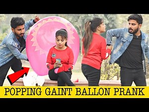 Popping Gaint Balloon🎈Prank ‪@ThatWasCrazy‬