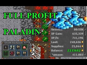 ZONA HUNT FULL PROFIT!! PALADIN 140+ TIBIA!