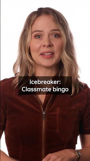 Icebreaker: Classmate bingo