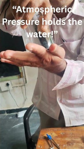 “Air Stops Water 😲 | Mind-Blowing Science Trick”