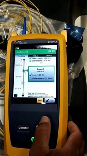 Fiber testing Fluke Versiv 2