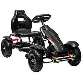 HOMCOM Children Pedal Go Kart - Black