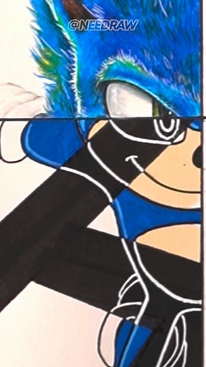 5.9K views · 53 reactions | One Drawing of Sonic, But 4 Different Styles! SONIC PART2 X-Ray effect !! #drawing #design #art #viral | John Pek | Facebook