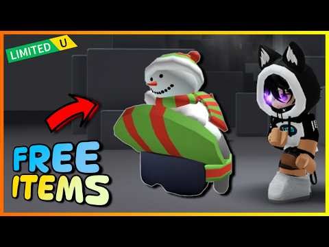 How to get "Snowboarding Snowman Hat" and ALL NEW FREE LIMITED UGC items🔥🤩😍😱, on ROBLOX game