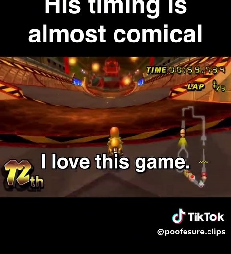 Poofesure Silent Rage Quit in Mario Kart Wii
