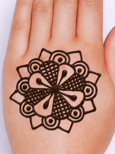 Easy Arabic Mehndi Design Tutorial