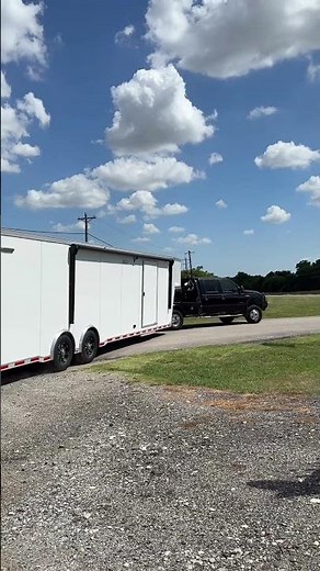 40ft inTech Gooseneck Race Trailer headed to the drag strip