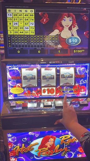 $10 Hot Red Ruby Vgt Slot Machine Nice Quick Run #vgt #redscreen #casino #slots #bingo