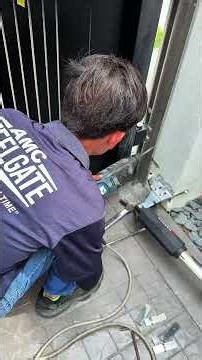 ASMR SWING BLACKSTEEL GATE + ENHANCED PILLAR TYPE B - BY AMC