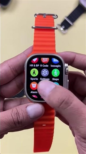 fast track smart watch with multiple wallpaper #smartwatchandroid #applewatch