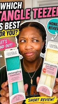 🚫Don’t BUY the WRONG one! #tangleteezer #review #naturalhair #curlyhair #coilyhair #hairtok #hair