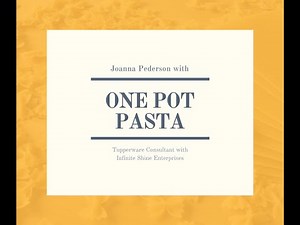 How to make One Pot Pasta FAST!