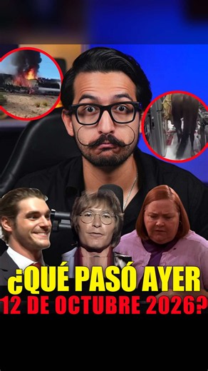 ¿Qué pasó ayer 12 de Octubre? 🇲🇽🇺🇸🌎 | Amante caído, tren incendiado, cayó de montaña rusa, falleció Walter White, flotó 24 horas y más.