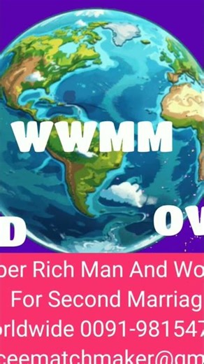 Whether divorced widowed or separated WWMM helps you find a caring compatible life partner worldwide