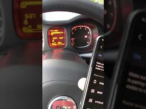 How do you connect your smartphone to the Bluetooth car radio of the Fiat Panda?