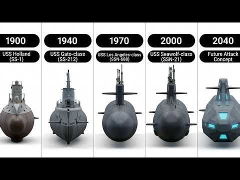 All U.S. SUBMARINES Explained (Evolution)