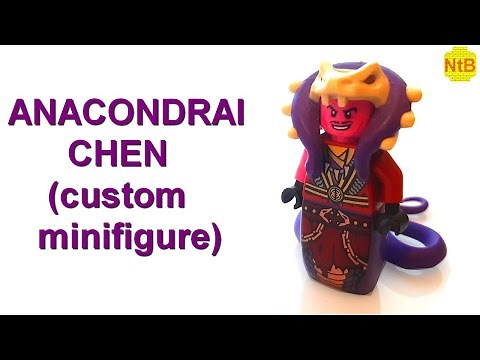 LEGO NINJAGO ANACONDRAI CHEN CUSTOM MINIFIGURE!